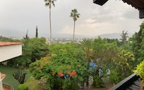 Vista desde el bar y de algunas habitaciones