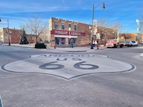 Standing on a corner in Winslow