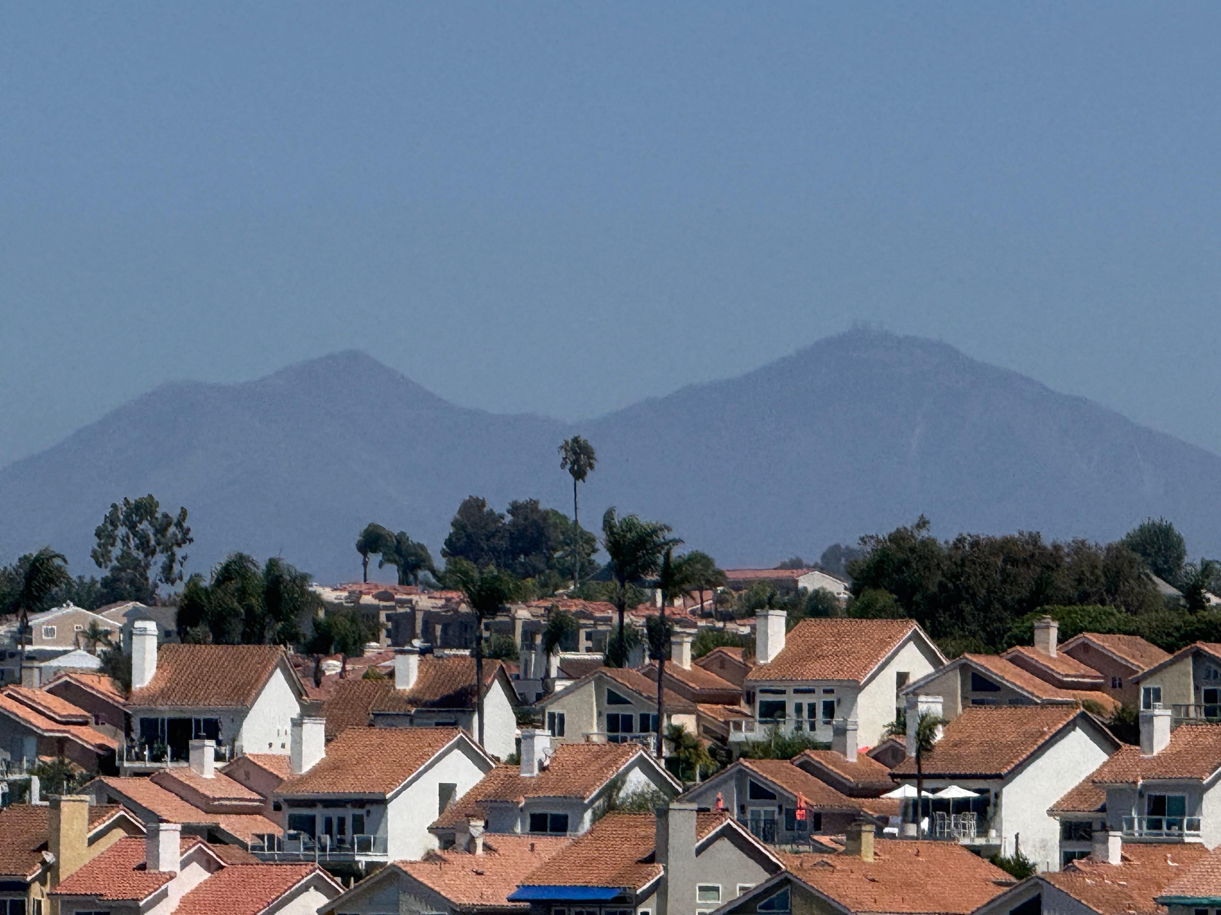 Mountains from the back patio