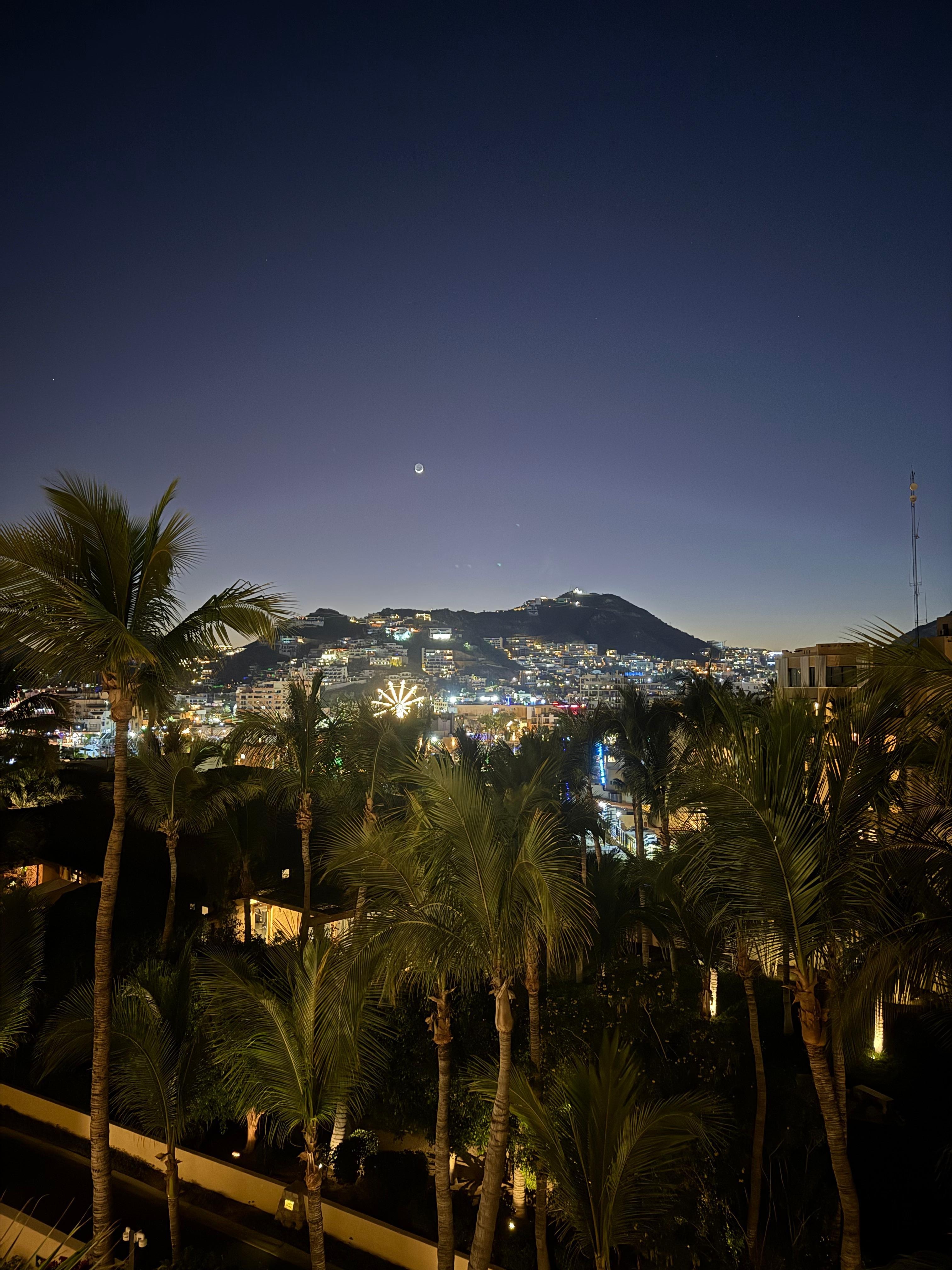 Photo from balcony looking towards Pedegral. 