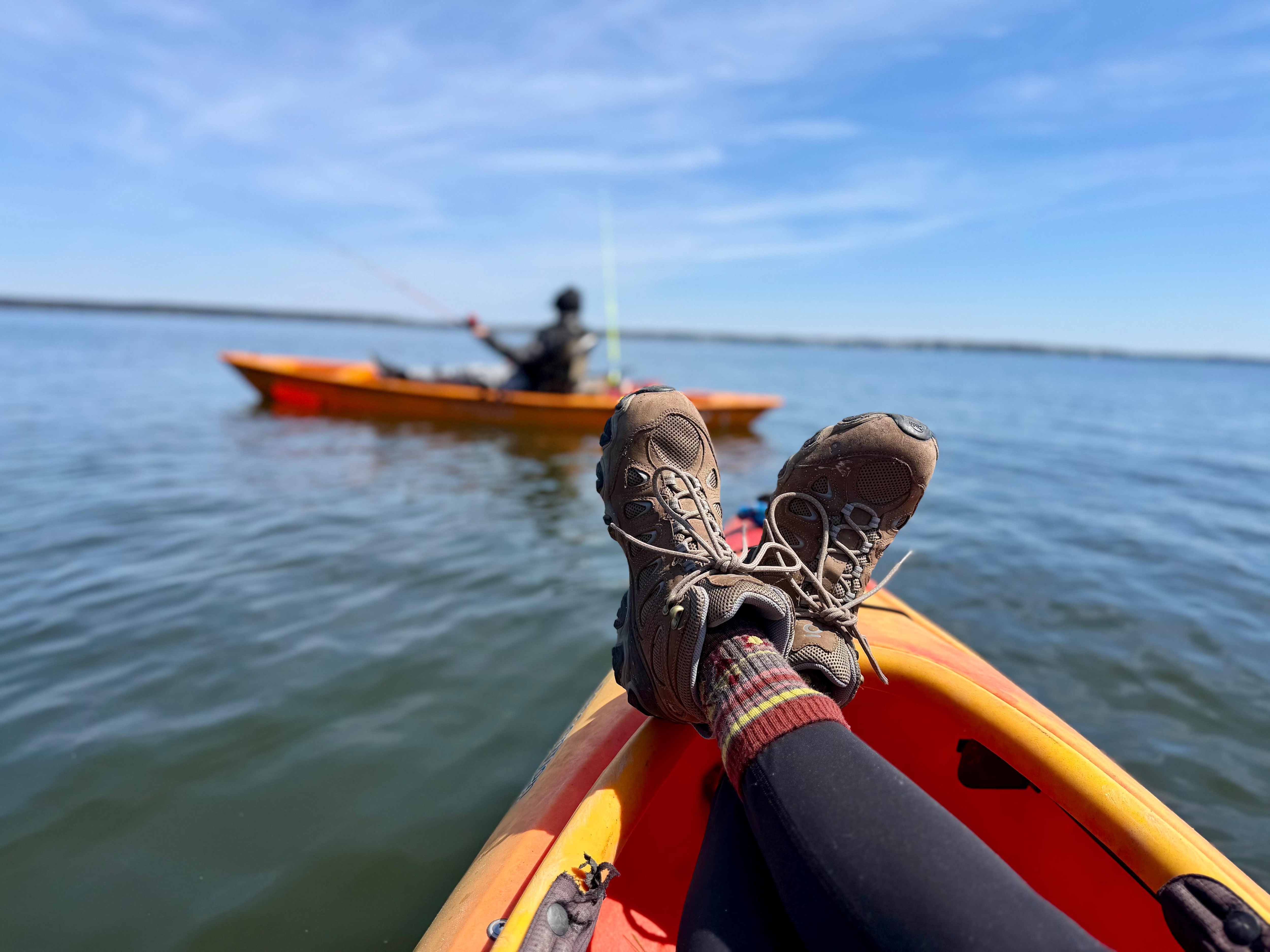 We brought our own kayaks