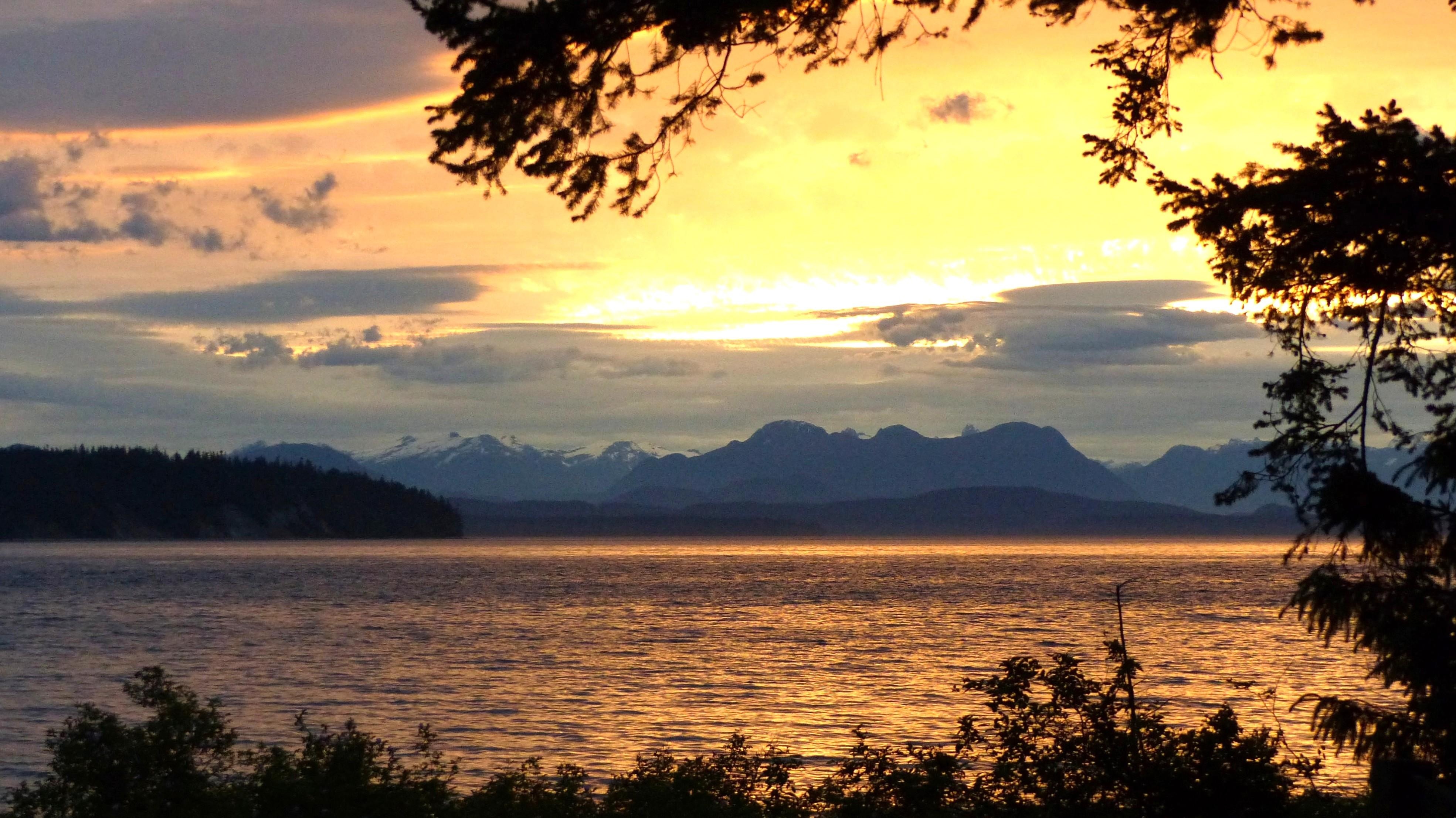 Sunrise view from cottage