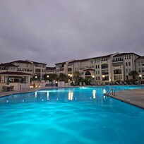 Huge pool area.