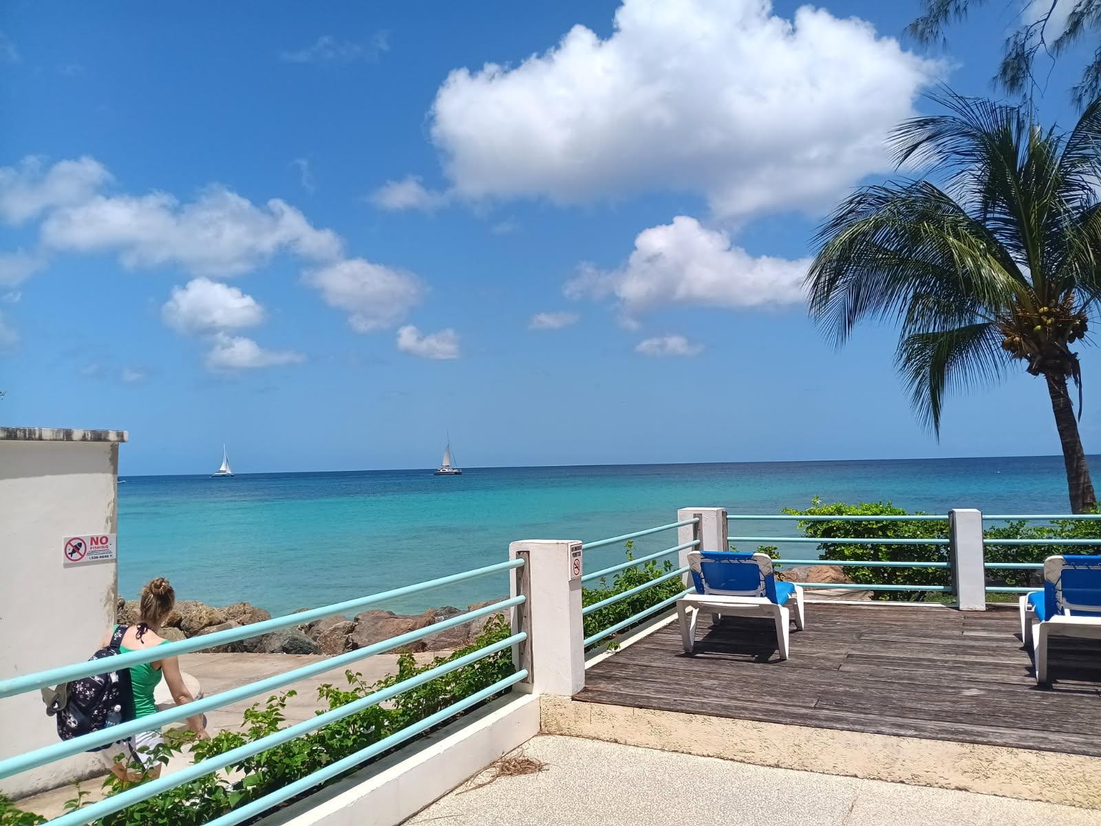 View of beach access/walkway from beach club