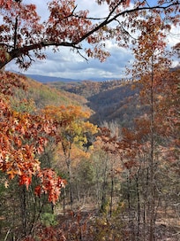 God’s water colors. Beautiful fall foliage