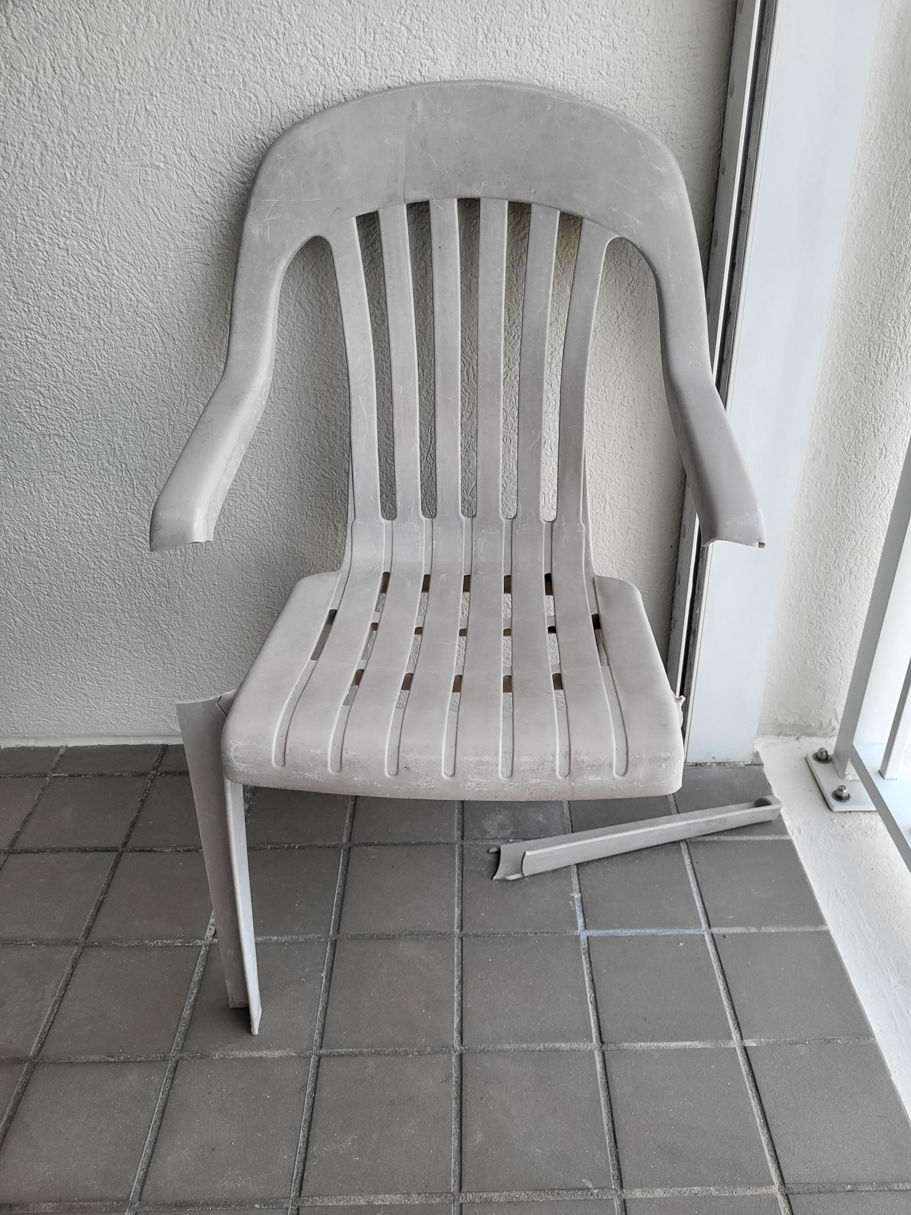 Broken chair