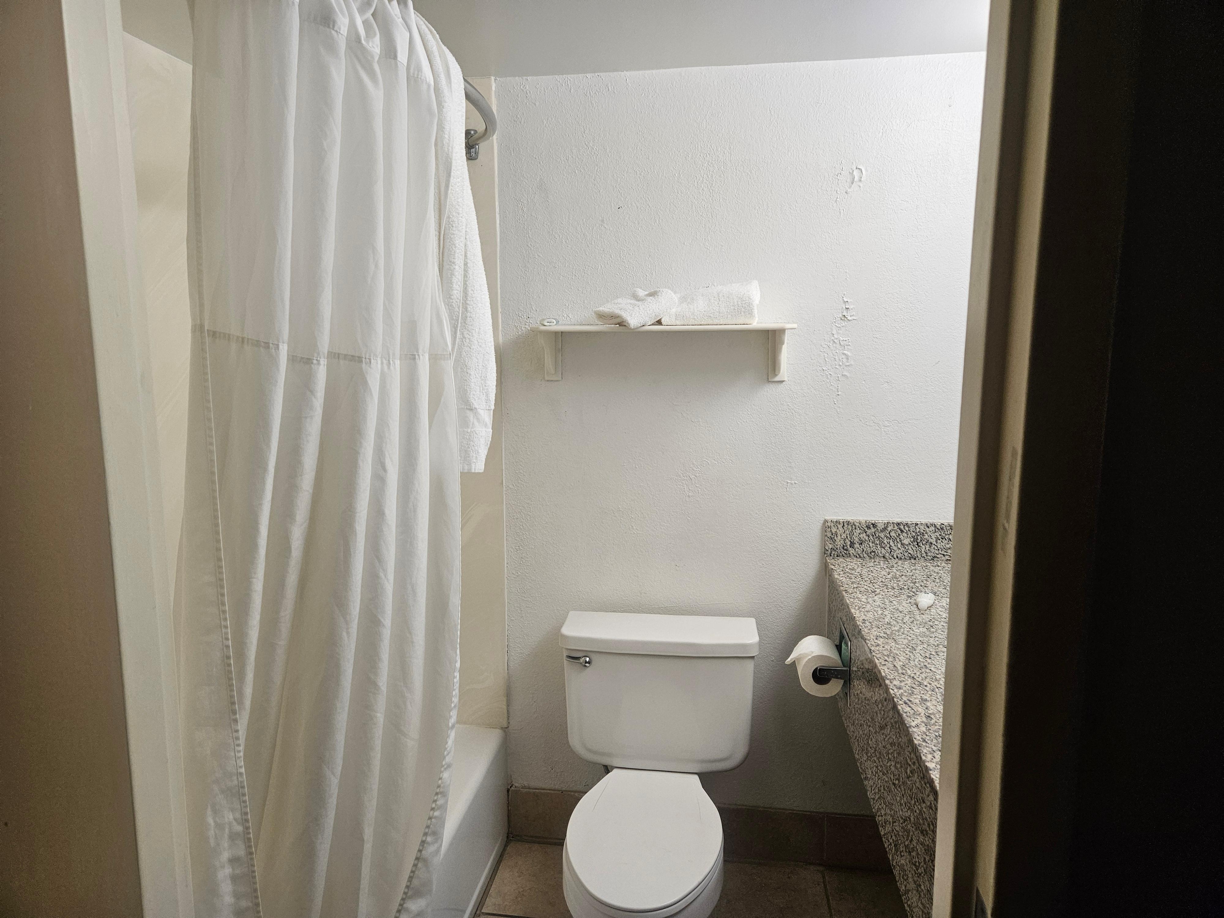 Water ran all night from the tube and no one came and clean the room had the same towels the hole stay.