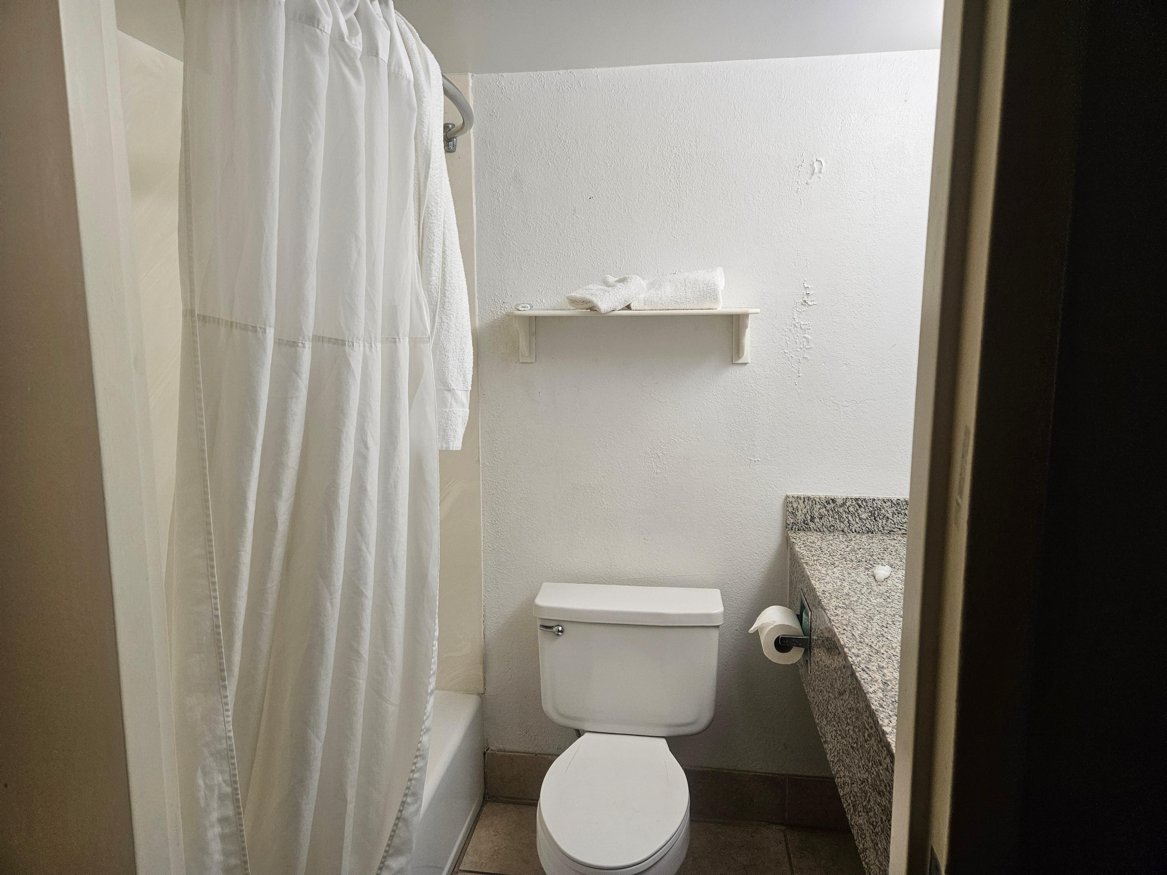 Water ran all night from the tube and no one came and clean the room had the same towels the hole stay.