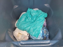 Trash left in can. Was there when we got there.