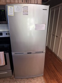 Broken smelly old fridge