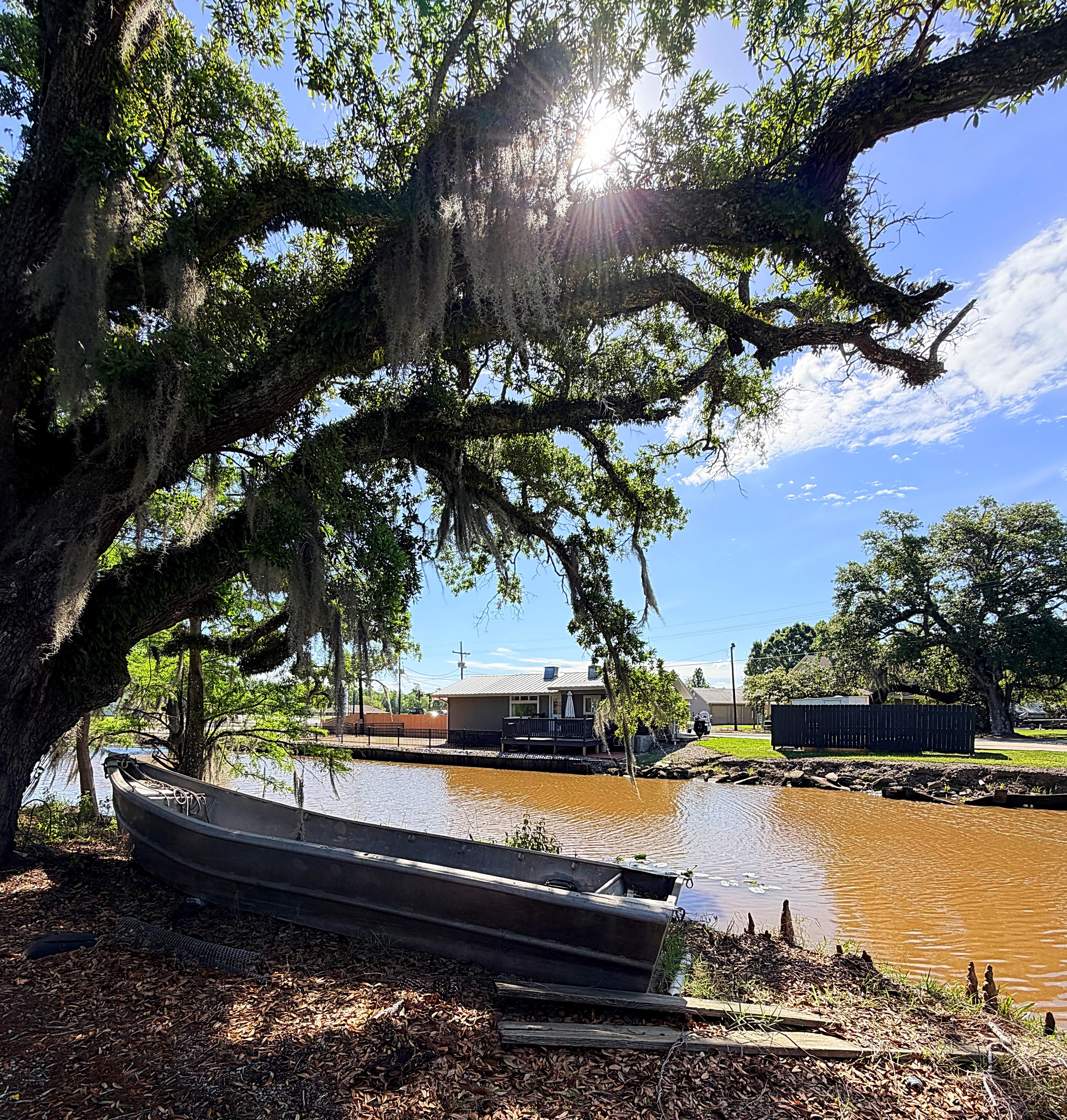 View of property from across the Bayou
