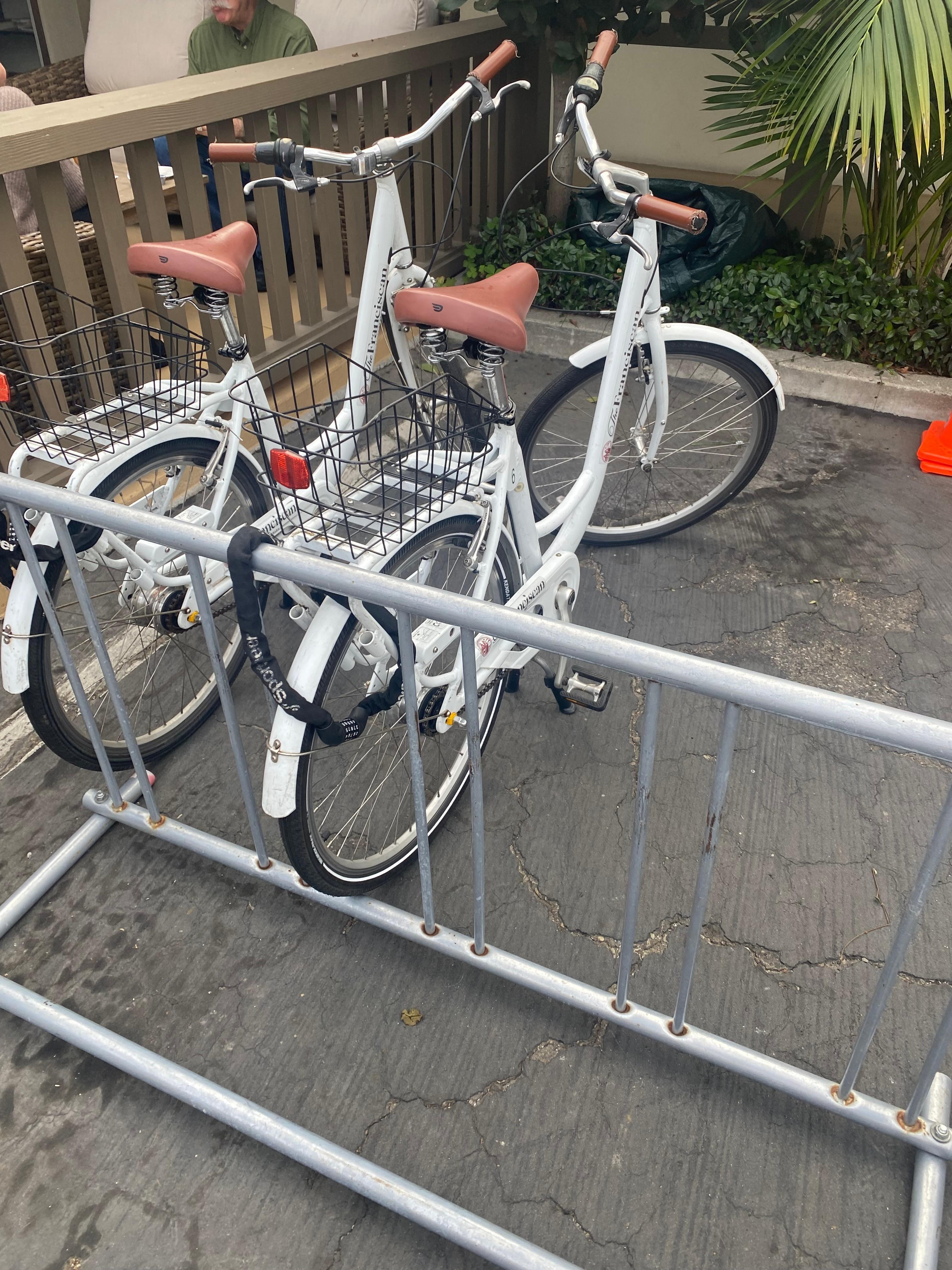 Bike rental, first 2 hours no charge!