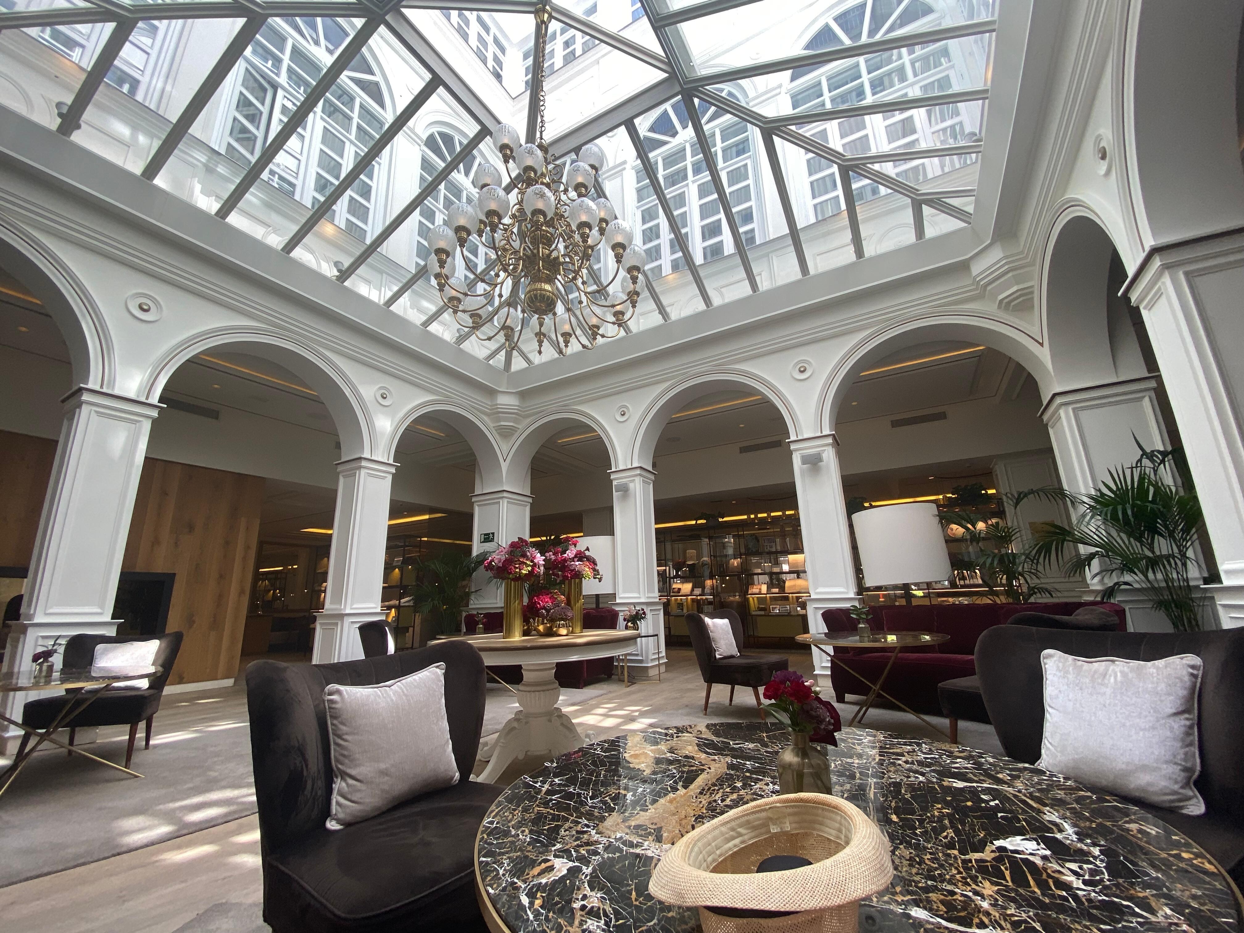 Indoor lobby area
