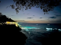 The restaurant about 300 yards away