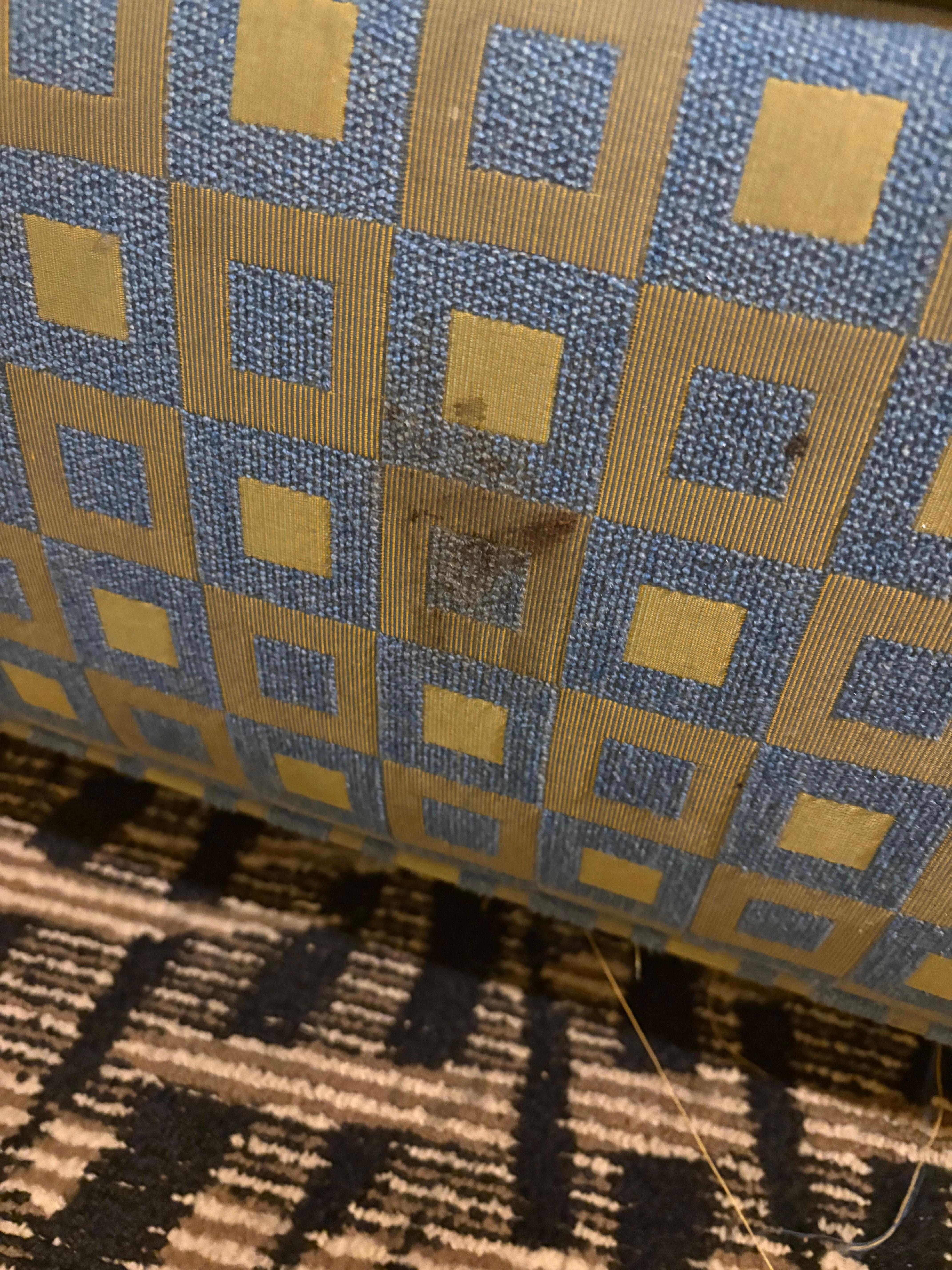 Stains and very dirty couch