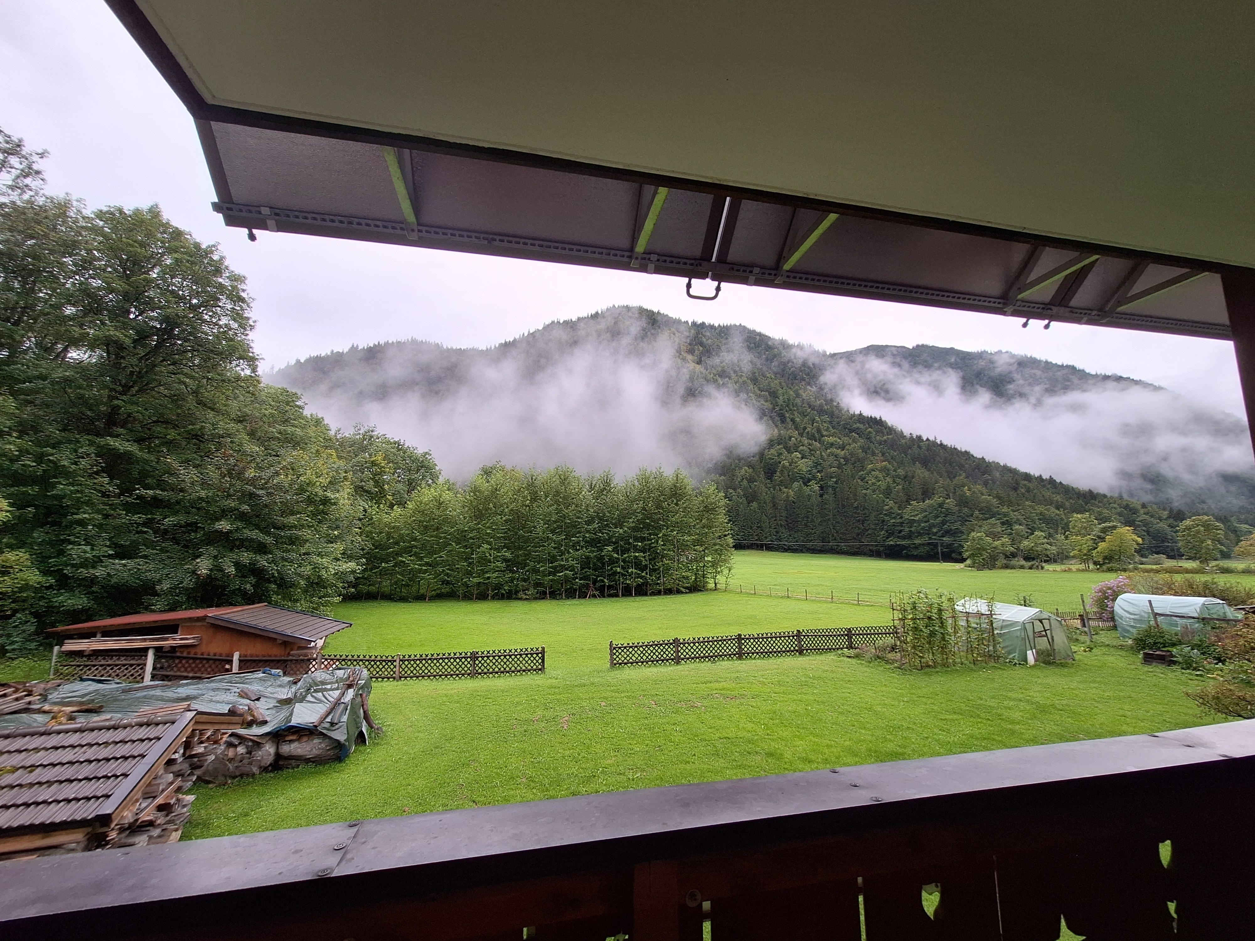 Aussicht vom Balkon