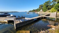 Docks below the property