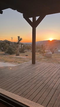 February sunrise from the front porch