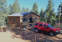 Checkout morning at the cabin.