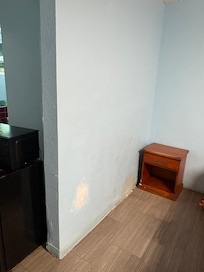 Old furniture and dry wall patches.