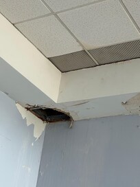 ceiling in common area