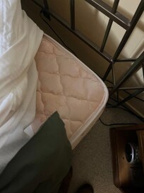 No mattress covers to protect from bedbugs and other things or other human fluids