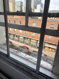 Window in the room where 1 bed was placed