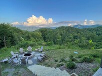View from lower patio