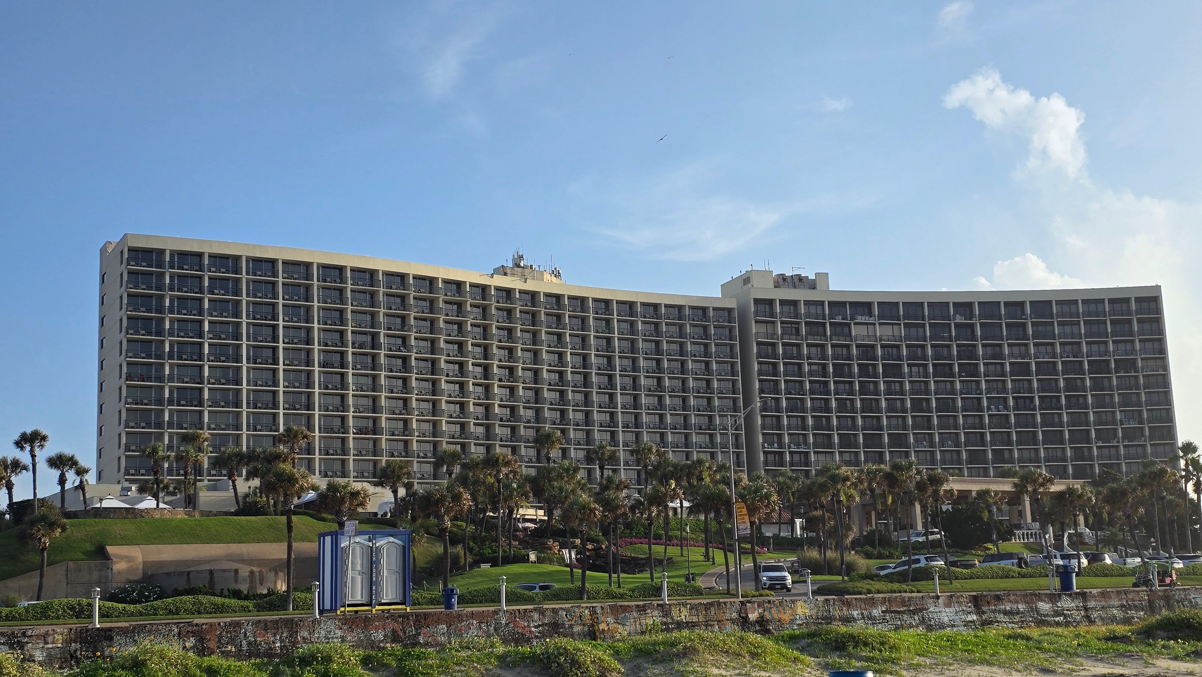 View from the beach