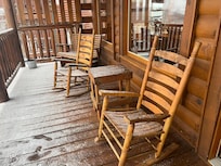 Balcony for relaxing