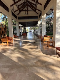 Entrance to beach club