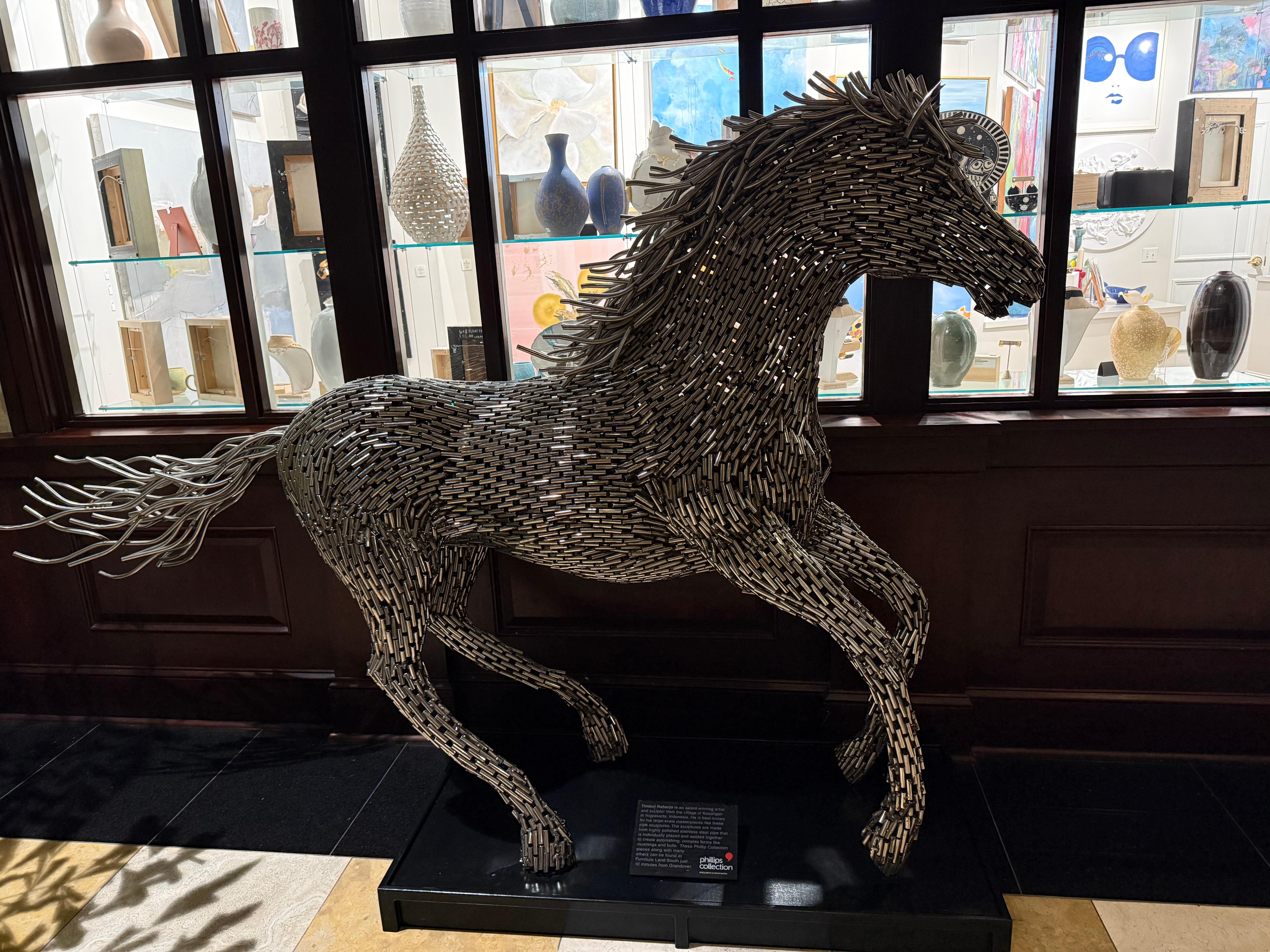 Incredible metal sculpture.