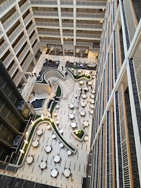 Breakfast seating area