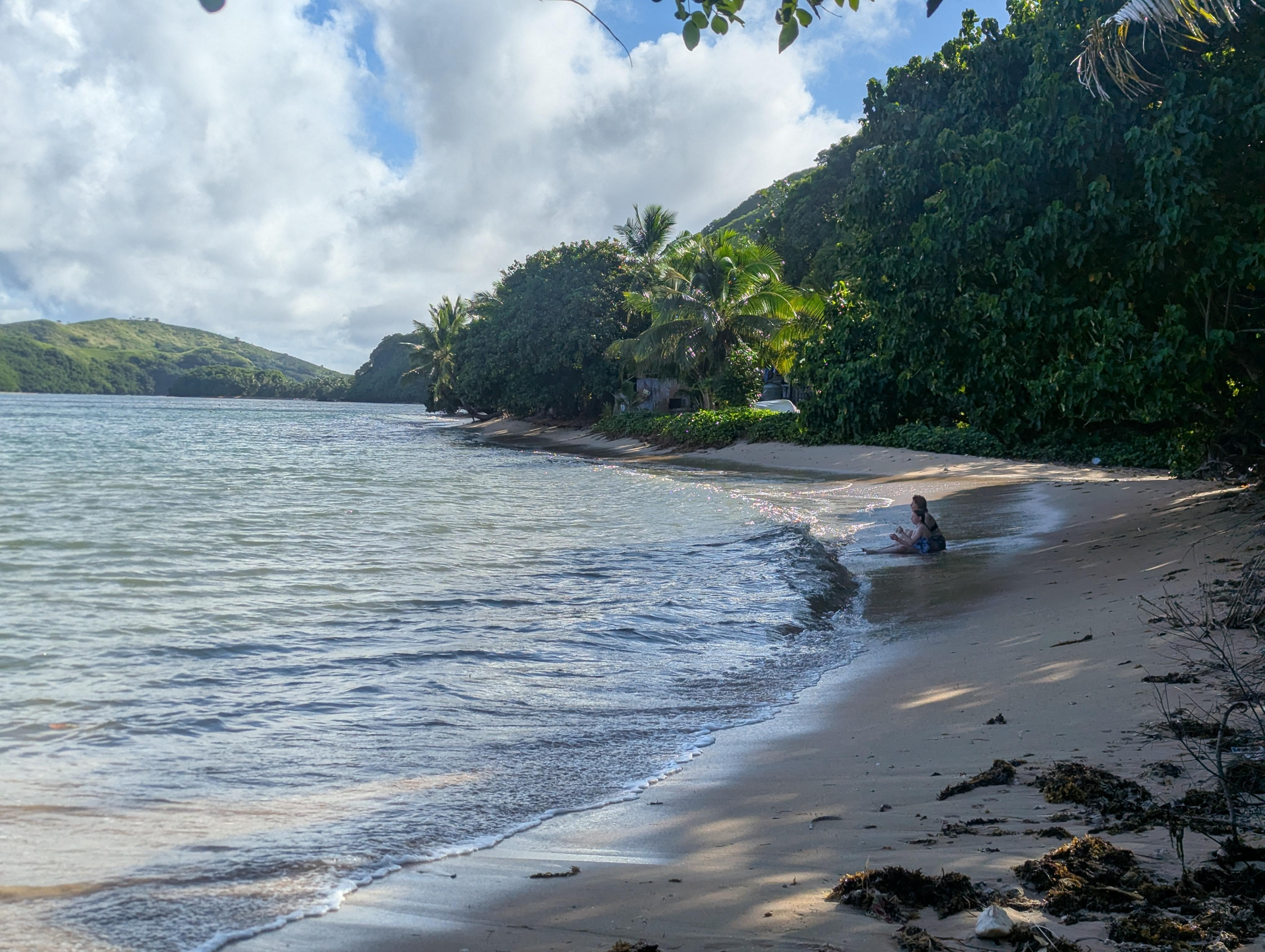 The view towards the rest of the village