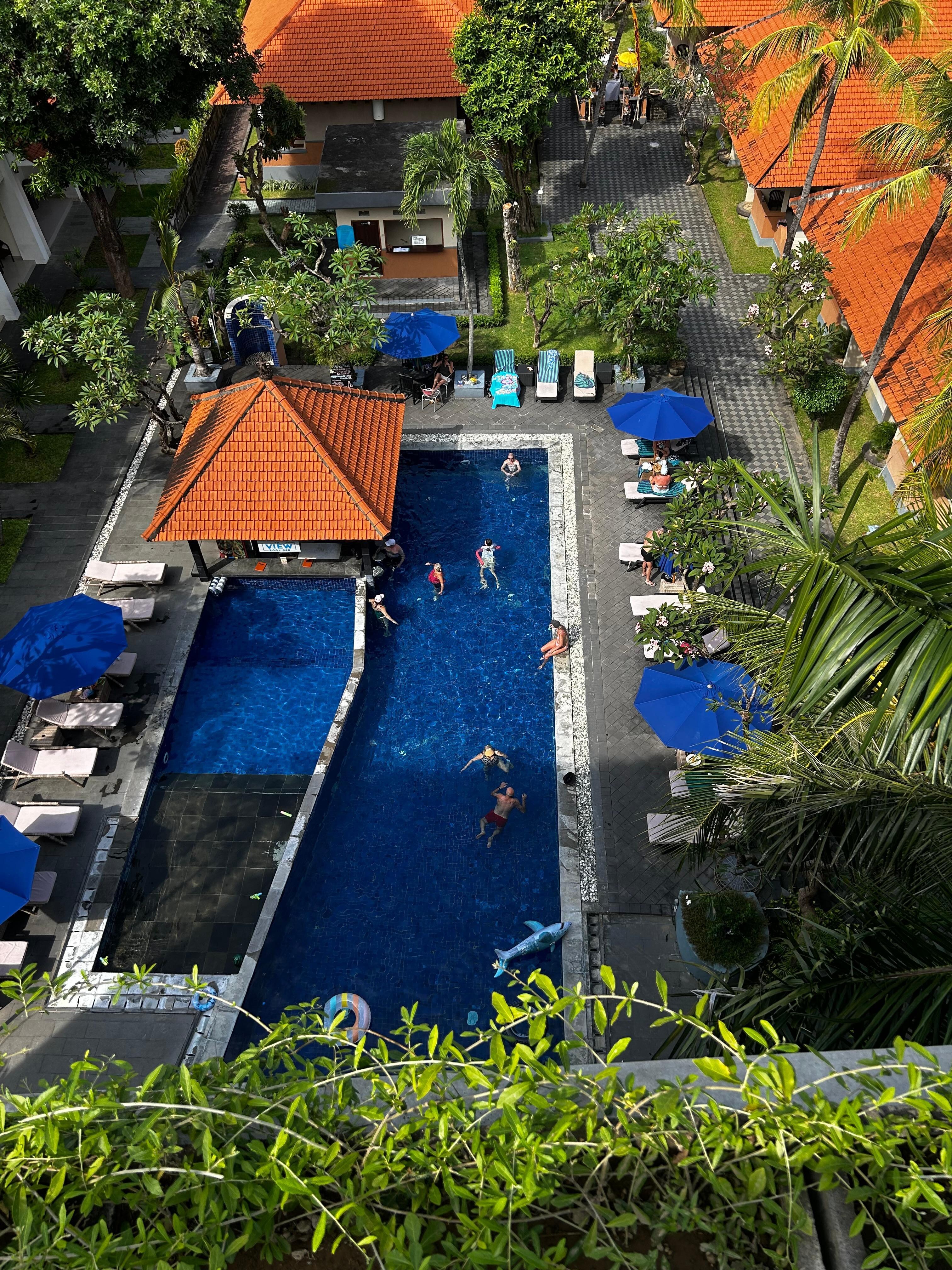 Ground level pool