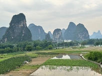 Scenery from the hotel balcony