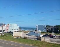 VIEW FROM DECK on first level.