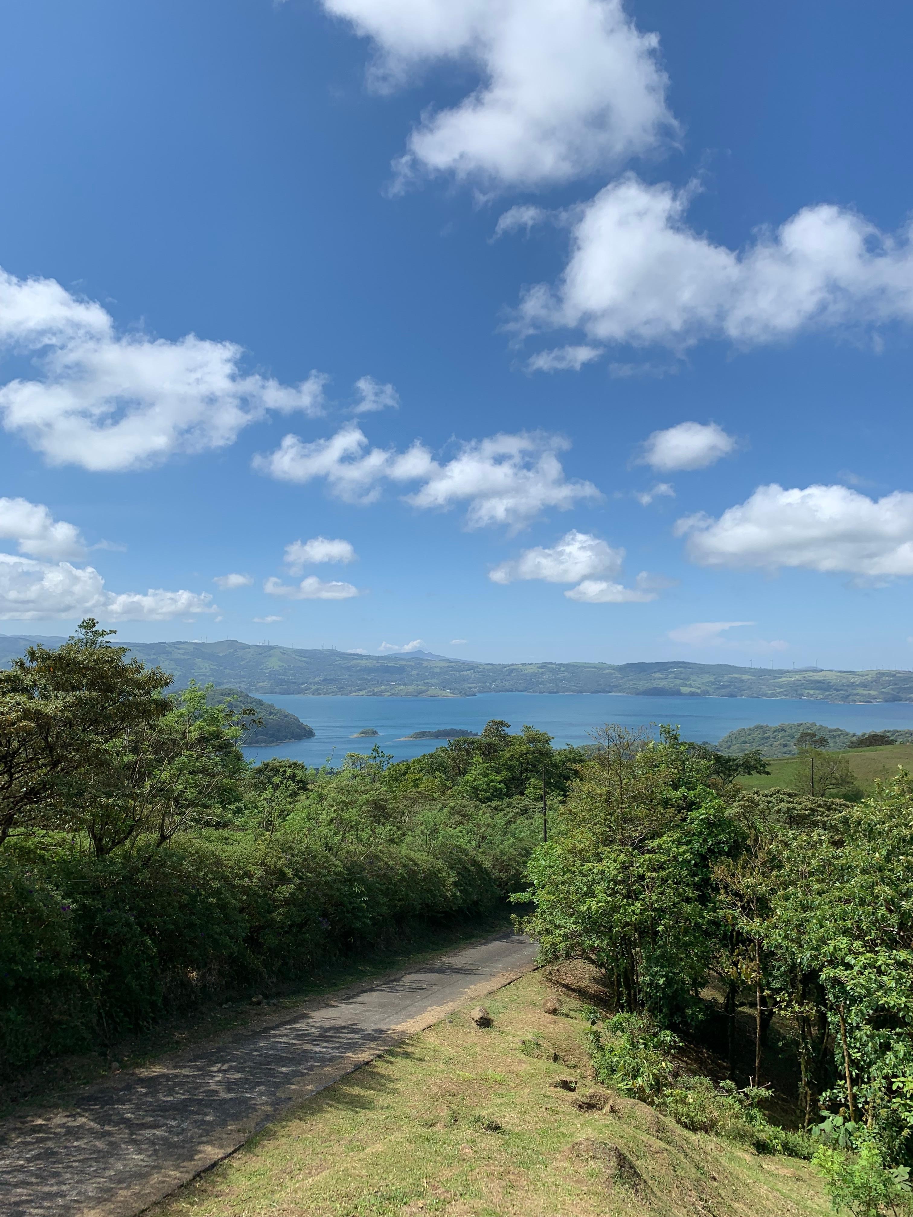 Easy, concrete drive in a gated community 