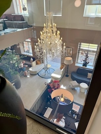 Reception view from 2nd floor