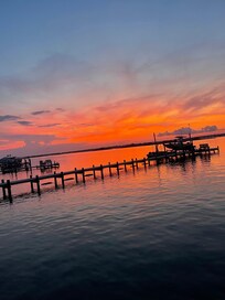 Sunset at the dock