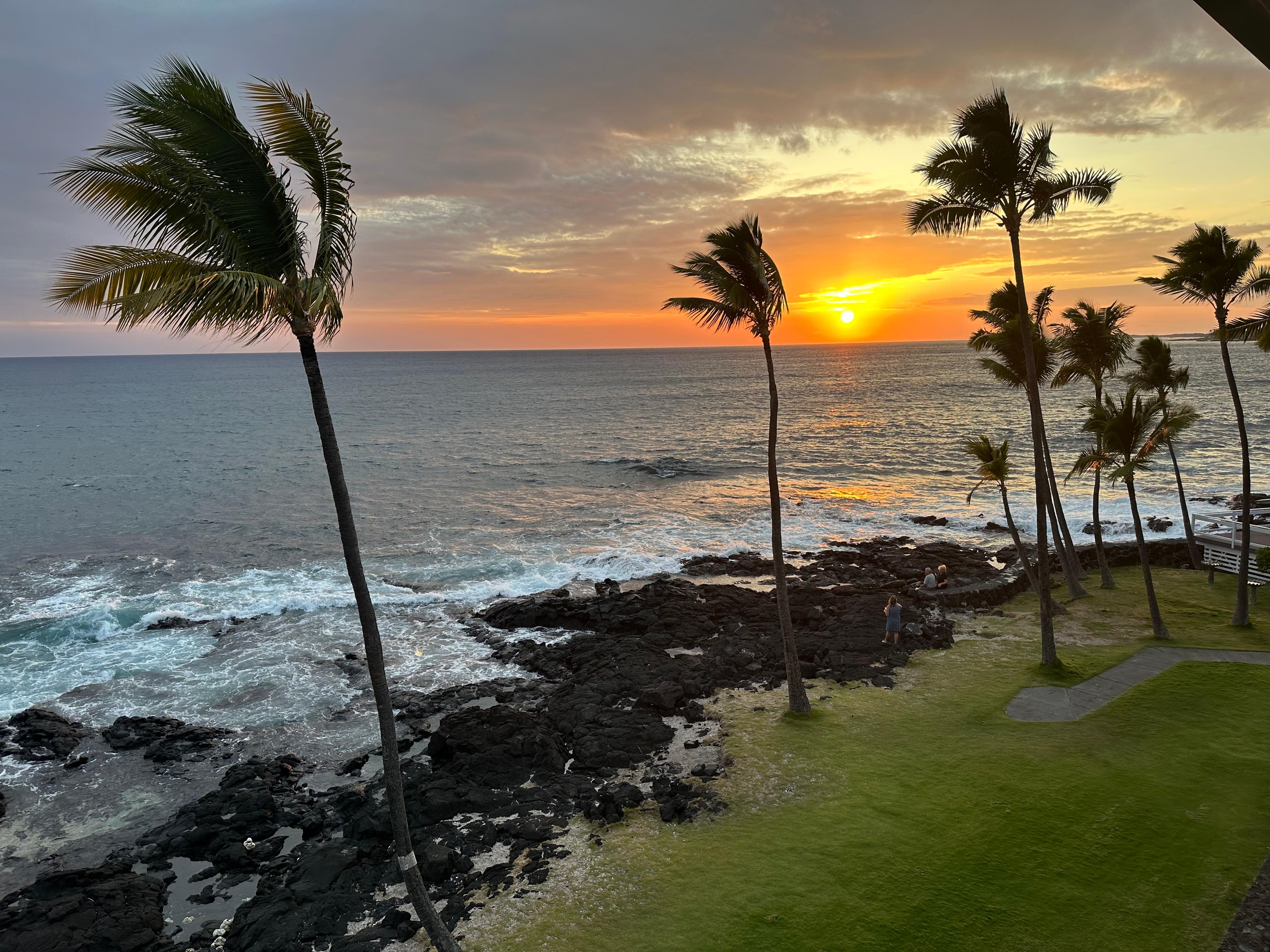 Sunset from balcony