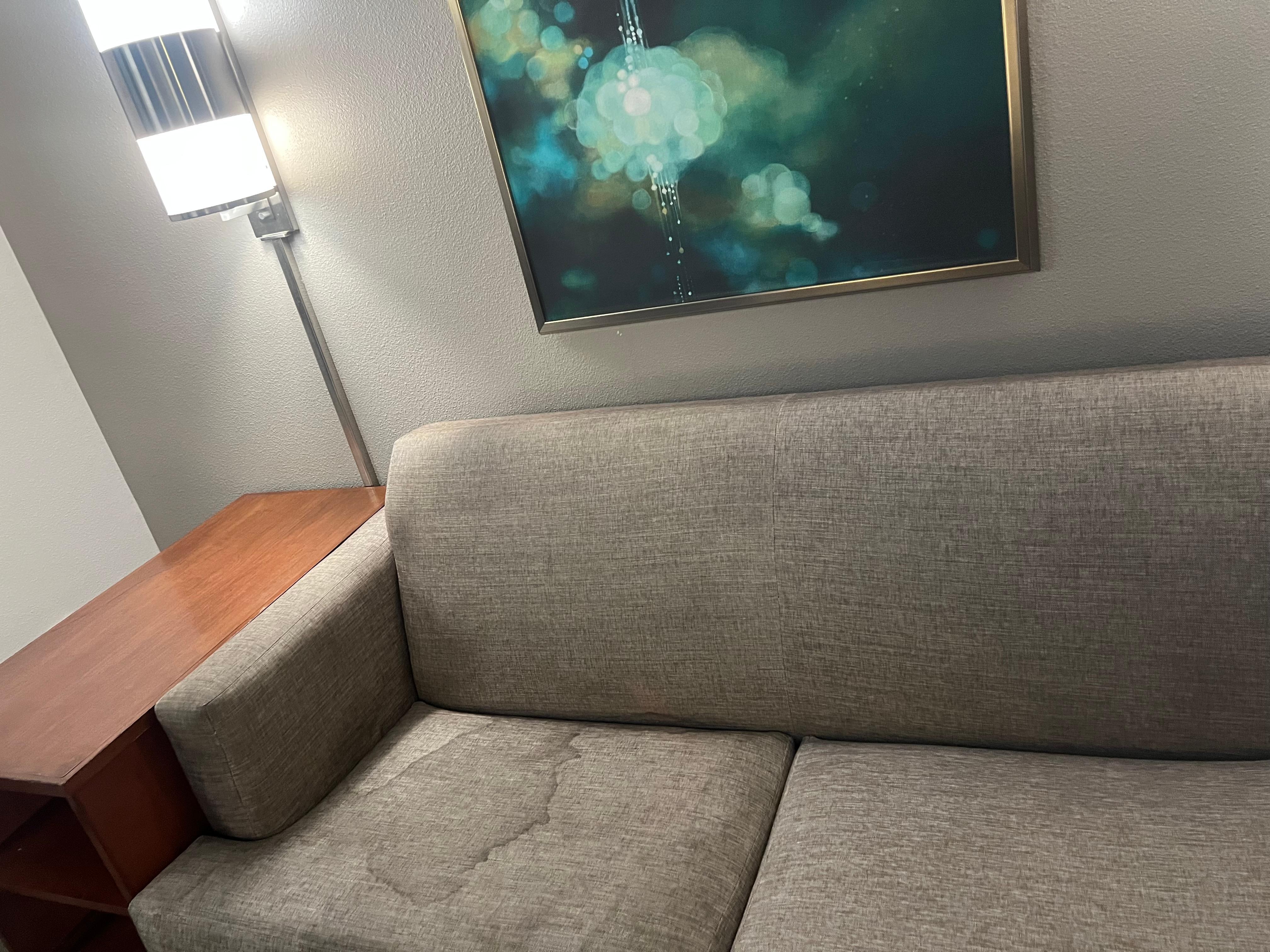 and why haven't they cleaned or removed that cushion? just gross