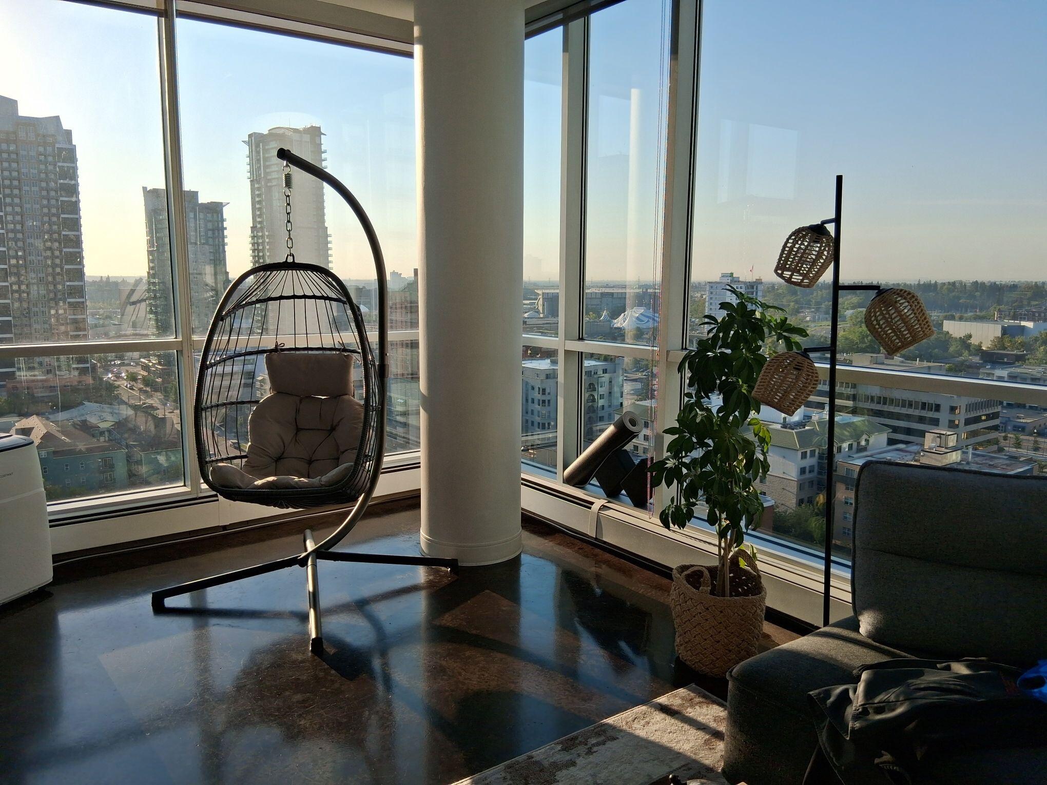 Great views especially from the "egg chair"