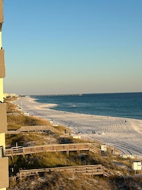 View from the patio looking towards Destin.