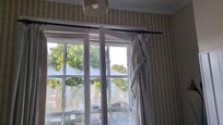 Curtains falling down