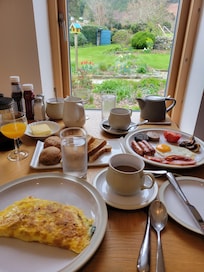 Great breakfast with great view