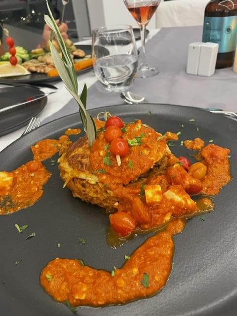 moussakka al ristorante in albergo