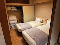 Room included both beds and tatamis