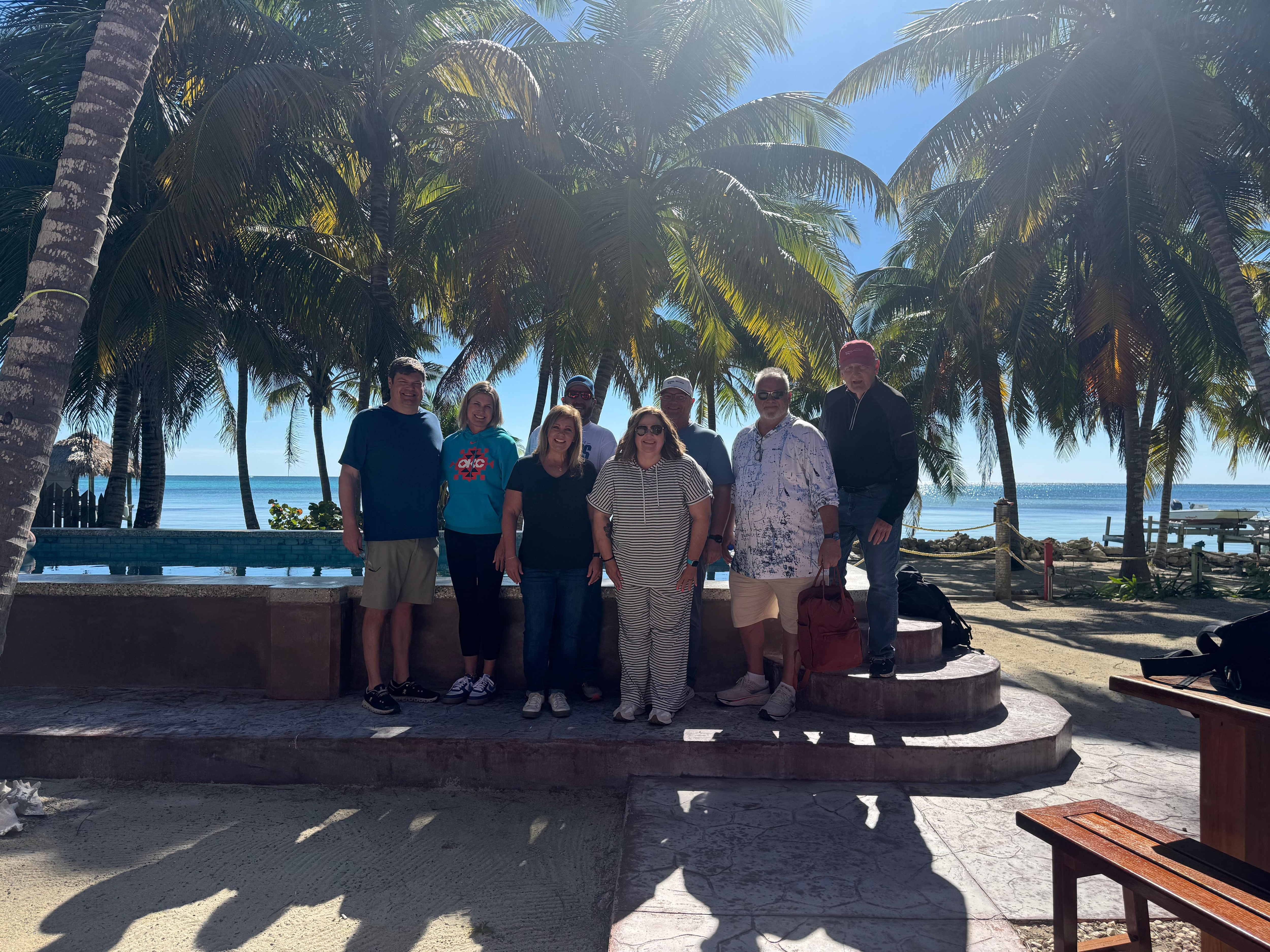 Our crew of 8 fit comfortably!