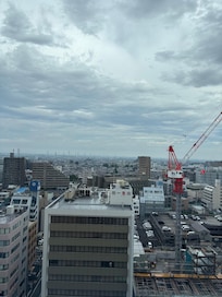 部屋から眺めた川越の街